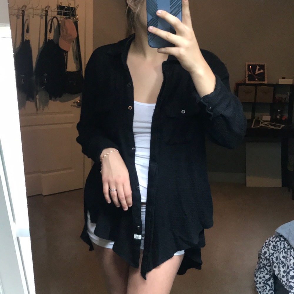 Vintage Havana Black Cotton Soft Flannel